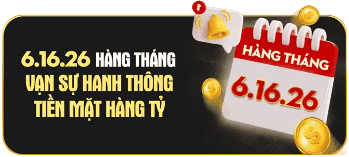 Ưu đãi và quà tặng sinh nhật VIP 98win1